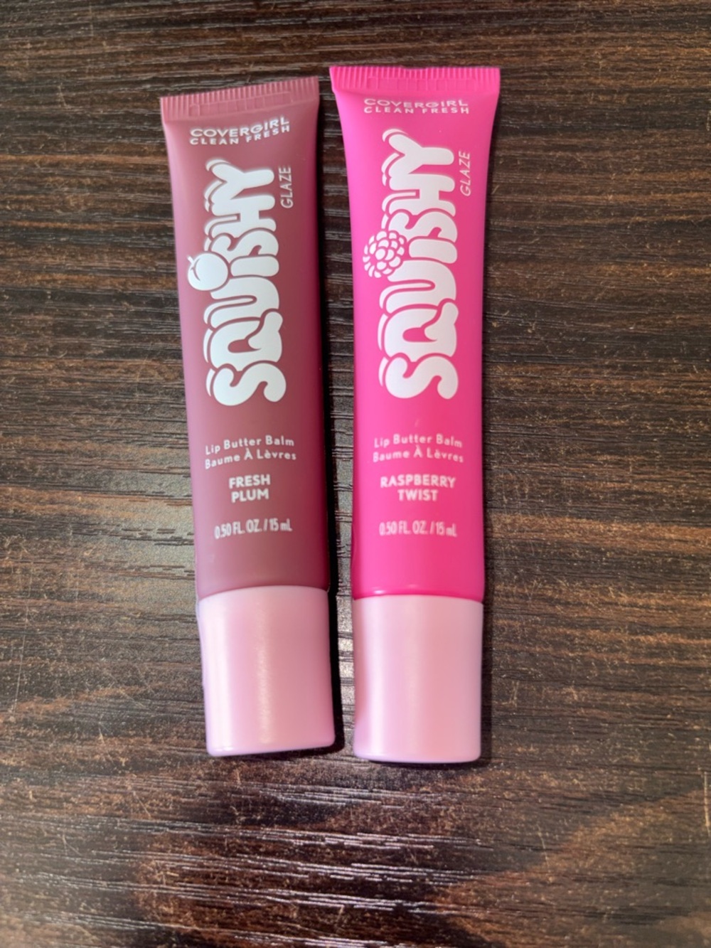 COVERGIRL Squishy Lip Butter Set - Plum & Raspberry Pink